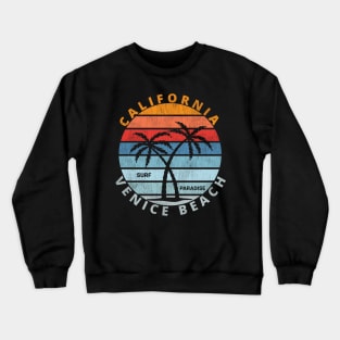 California Surf Paradise Vintage Crewneck Sweatshirt